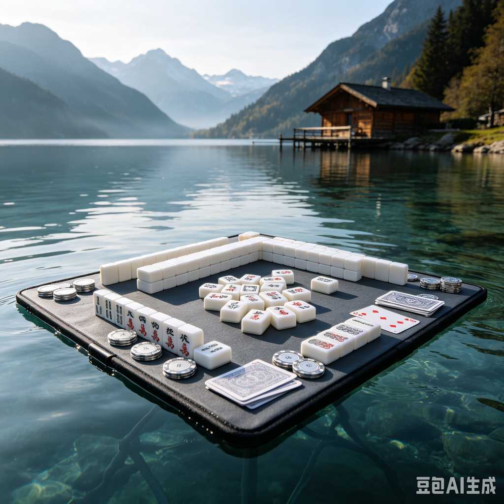 deep print mahjong set