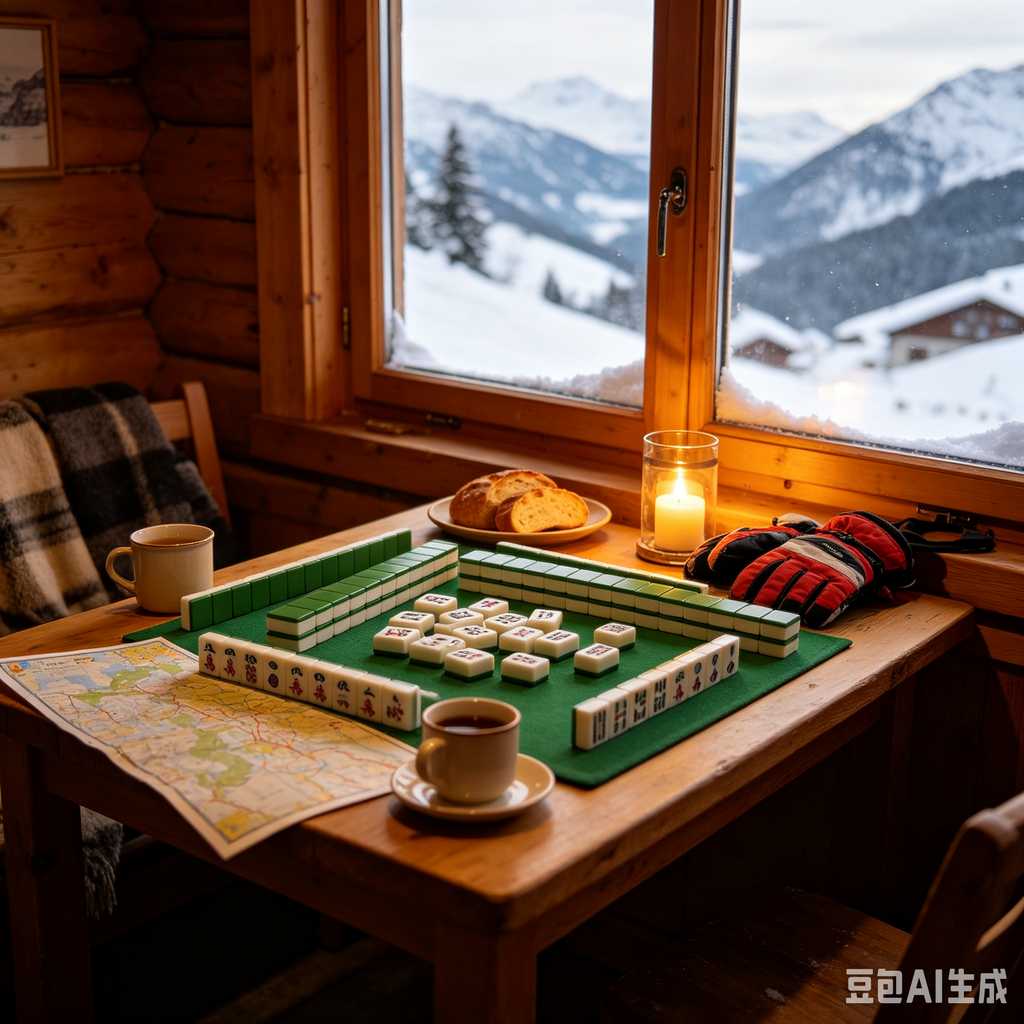 embossed mahjong set design