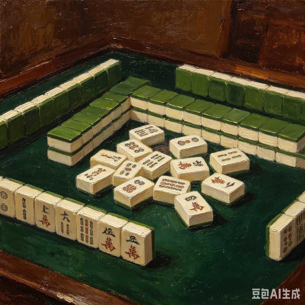 multi color mahjong set custom