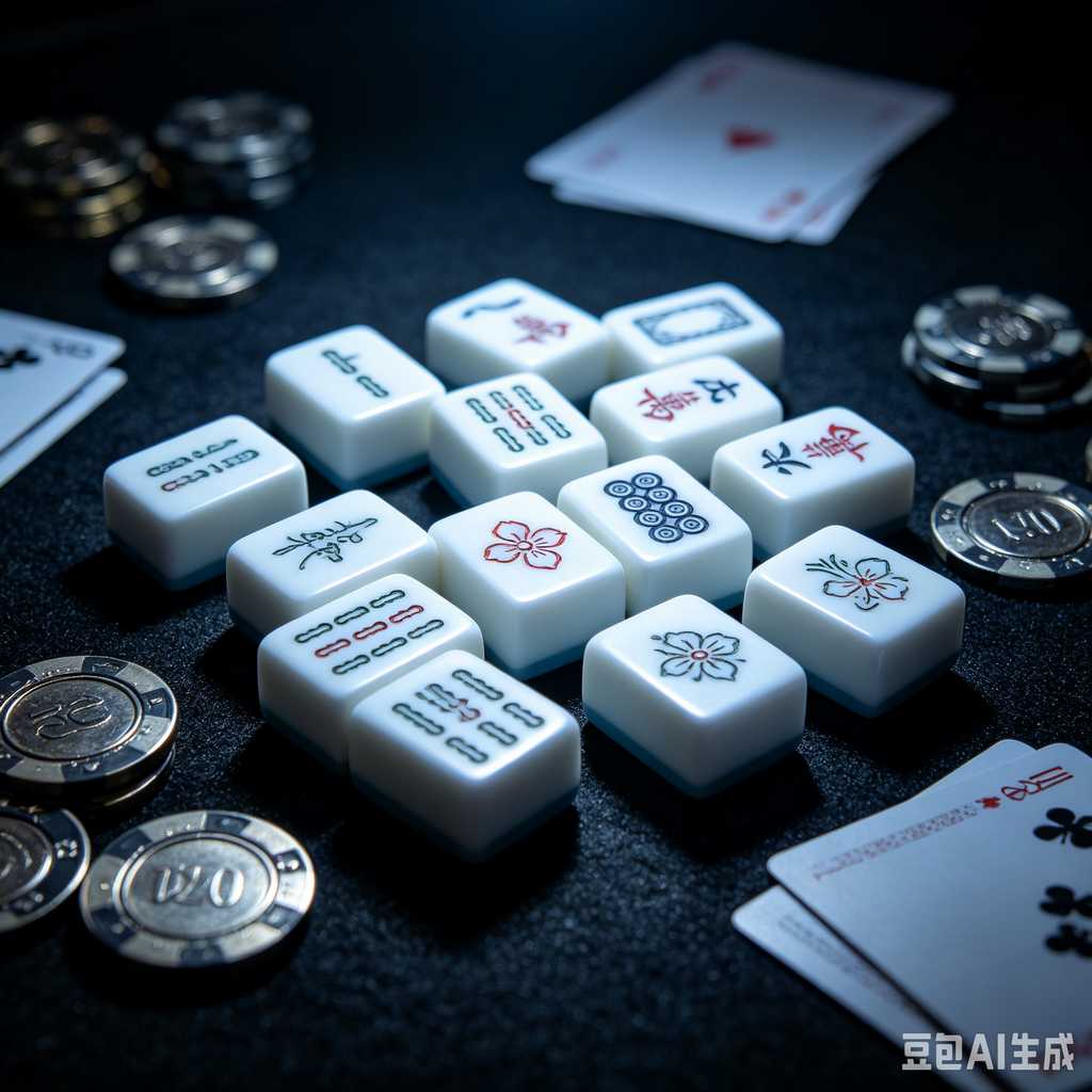 transparent mini mahjong set