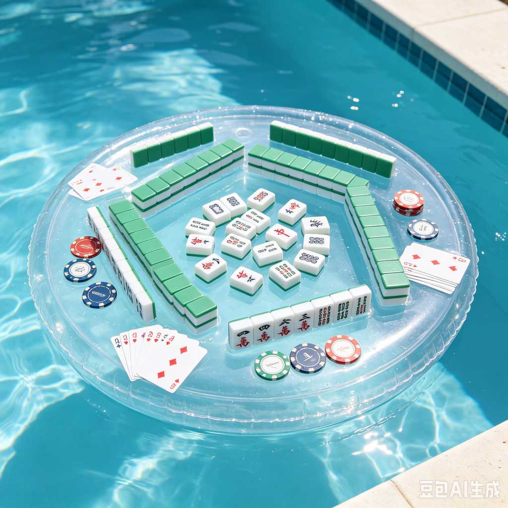 colored mahjong tile racks